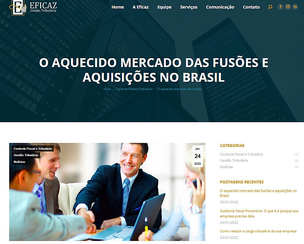 O AQUECIDO MERCADO DAS FUSES E AQUISIES NO BRASIL